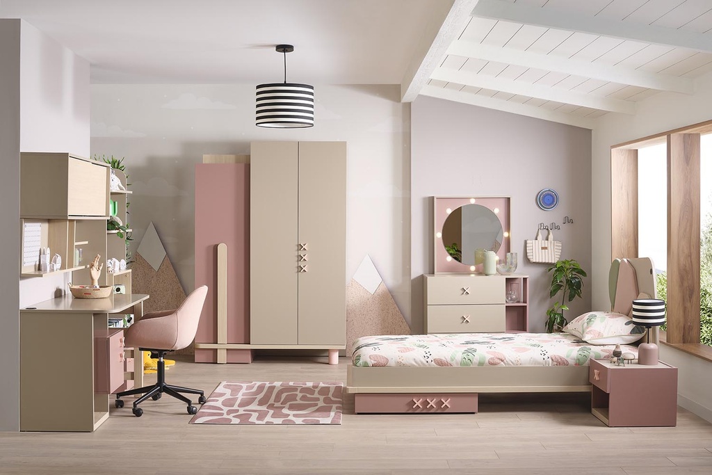 NORDIC SINGLE BED 120x200 CM