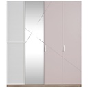 ANGEL CITY 4 DOOR WARDROBE WITH MIRROR