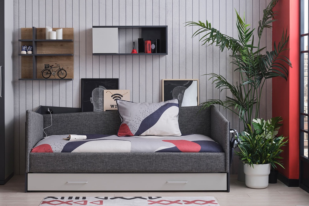 HARVEY STUDY TABLE WALL UNIT