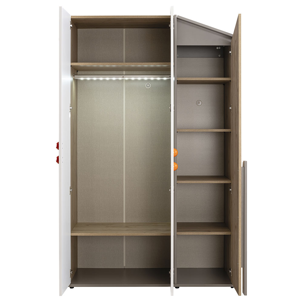 MONTESSORI HUT S 3 DOOR WARDROBE