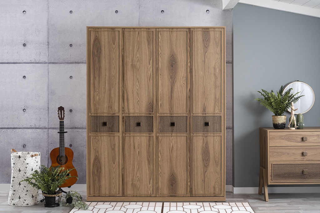 TRIO 4 DOOR WARDROBE