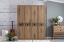 TRIO 4 DOOR WARDROBE