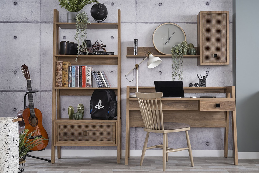 TRIO STUDY TABLE SHELVE UNIT