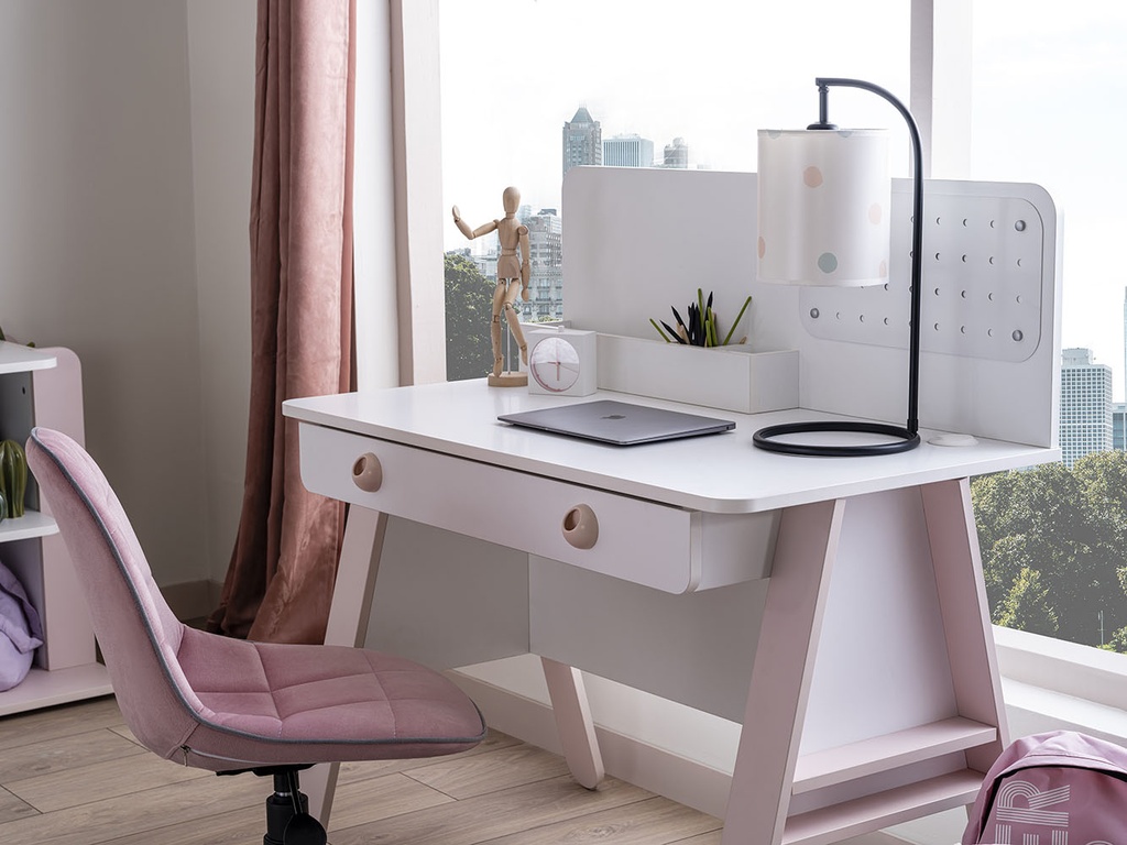 MONTESSORI PINK S STUDY TABLE V LEG