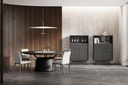 COLLECT GREY SHOWCASE WITH MIRROR