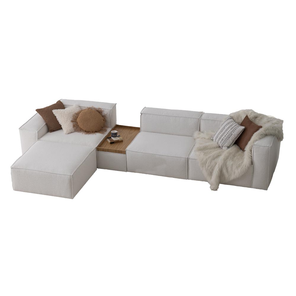 POUFY BOHEM 3 + RELAXING WITH COFFEE TABLE