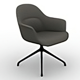 FLOWER 0 NEGOTIATION CHAIR METEOR GRAY