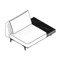 LOFT MODULE WITH EXTERIOR TABLE RIGHT - MASSA 040