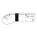 LOFT LONG SEATER WITH COFFEE TABLE