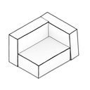 PLUS POUFY BOHEM RIGHT HIGH ARM MODULE